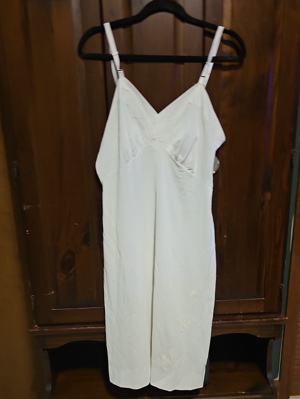 Women’s Ivory Slip Dress - Lightweight Camisole Nightwear